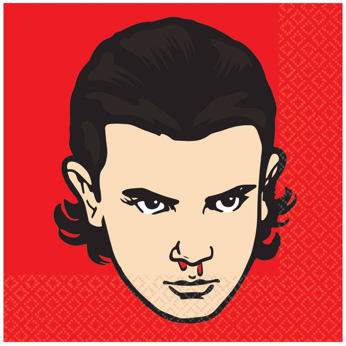 Stranger Things Beverage Napkins Pack of 16 Serviettes | Party Save Smile