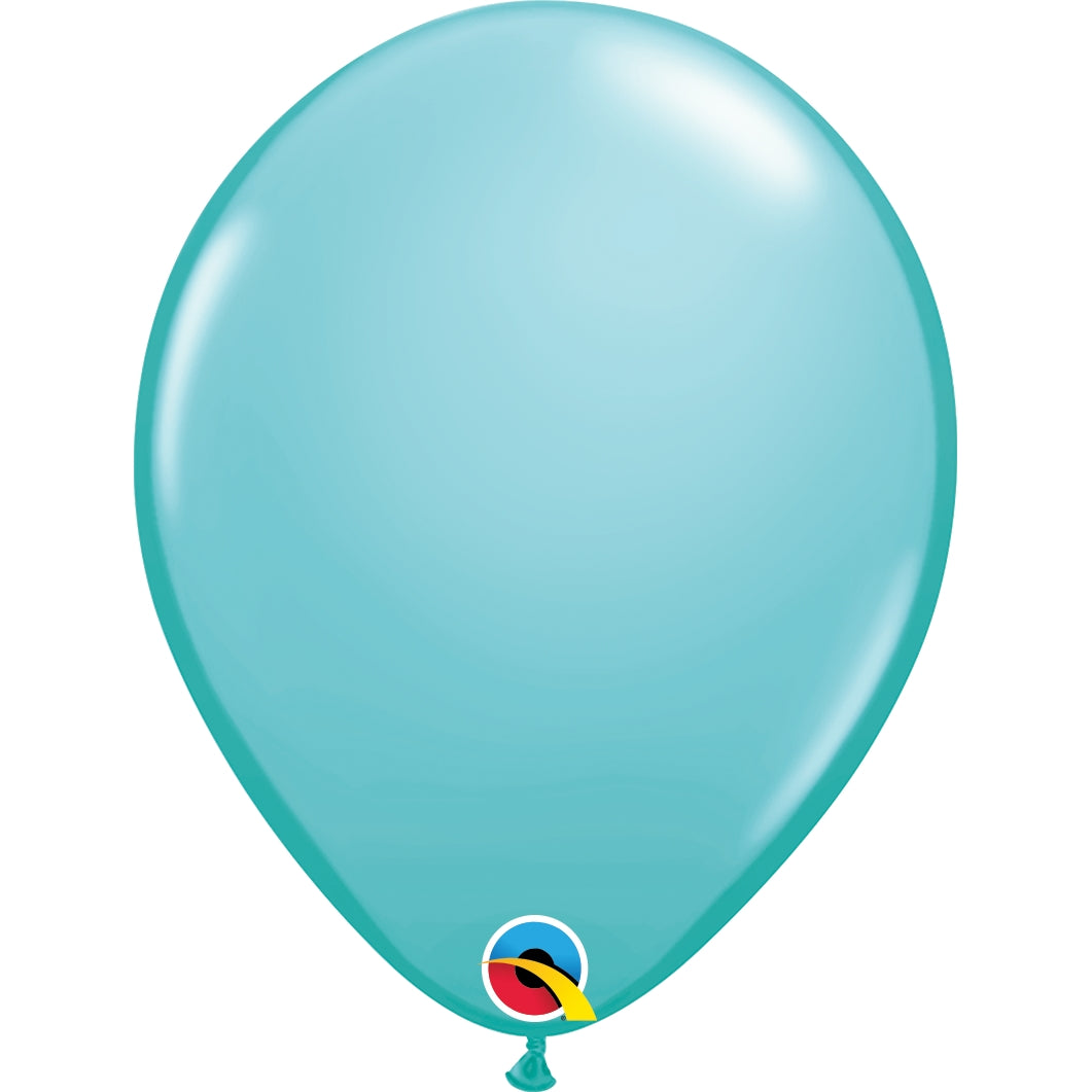 Qualatex Caribbean Blue Latex Balloons 11 inch | Party Save Smile