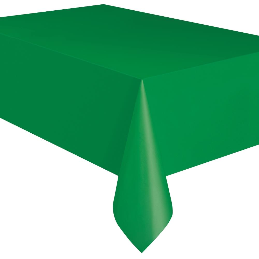 Emerald Green Party Tablecover Tablecloth 138 x 274cm | Party Save Smile