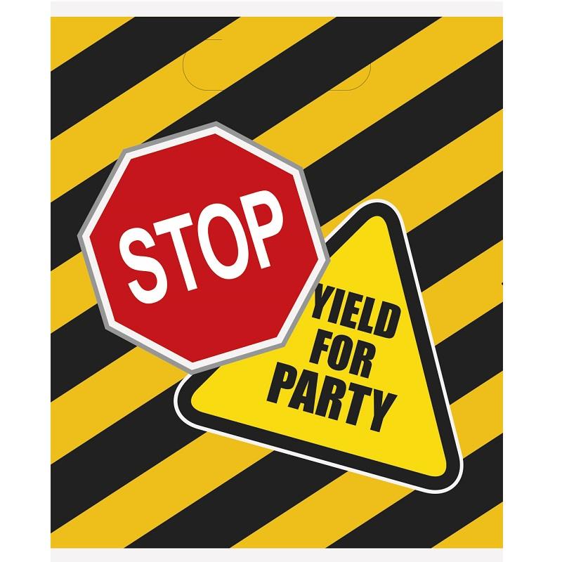 Construction Party Loot Bags Pack of 8 | Party Save Smile