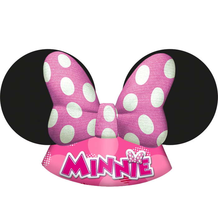 Minnie Mouse Party Hats 6 Pack | Party Save Smile