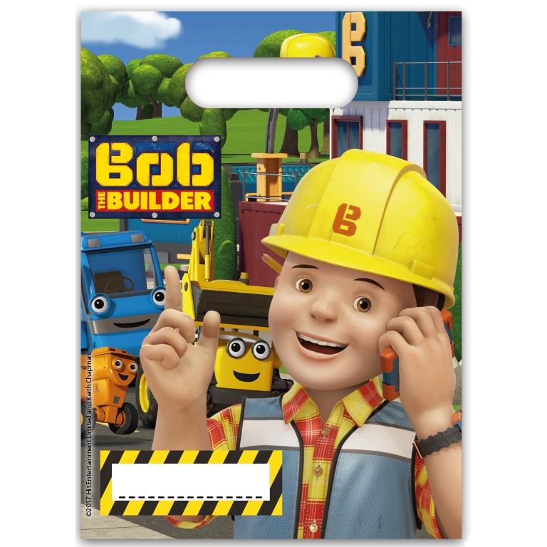 Bob the Builder Party Lootbags Pack of 6 | Party Save Smile