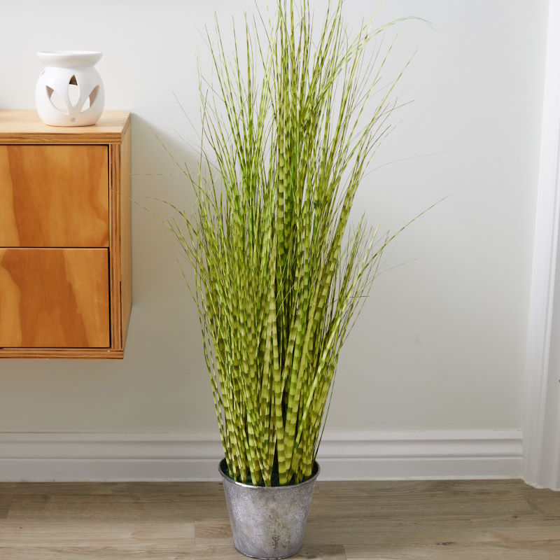 Artificial Zebra Grass Plant: Fake Zebra Grass Plant 90cm | Party Save Smile