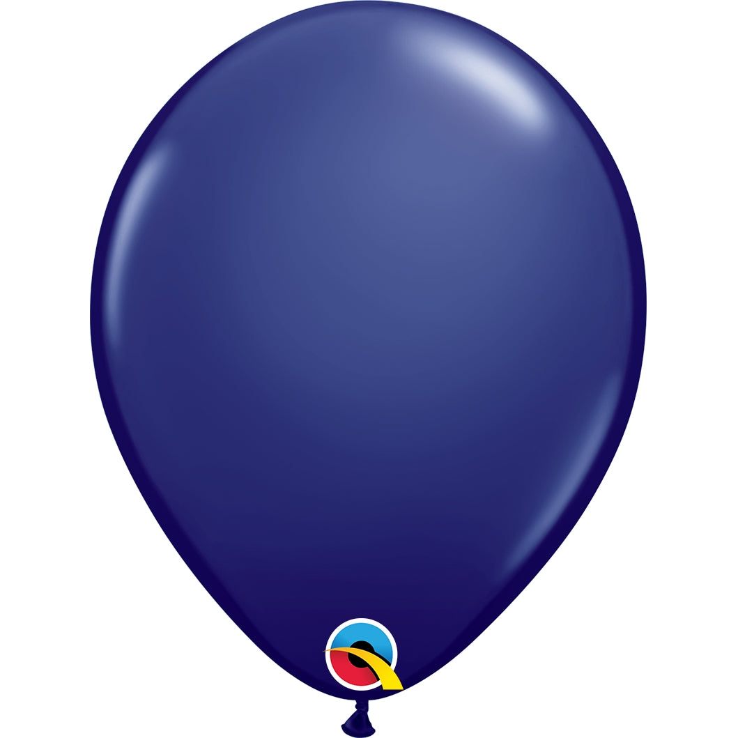 Qualatex Navy Blue Latex Balloons 11 inch | Party Save Smile
