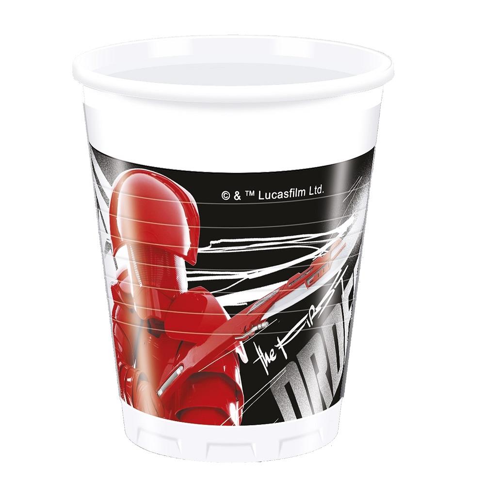 Star Wars Episode 8 Party Cups Pack of 8 | Party Save Smile
