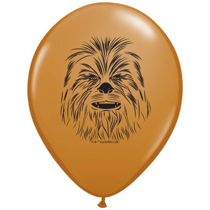 Mini Chewbacca Latex Balloons 5 inches | Party Save Smile