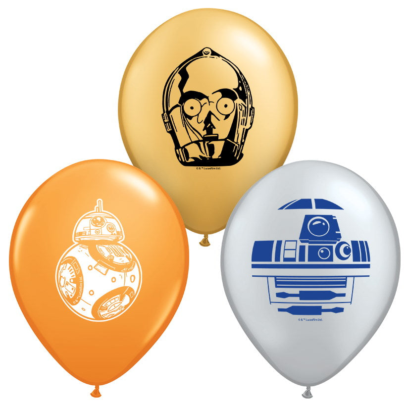 Mini Star Wars Droids Latex Balloons 5 Inch | Party Save Smile