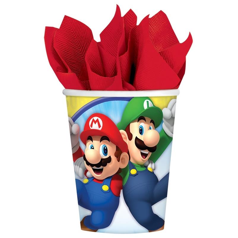 Super Mario Plates and Napkins Pack: Tableware Kit