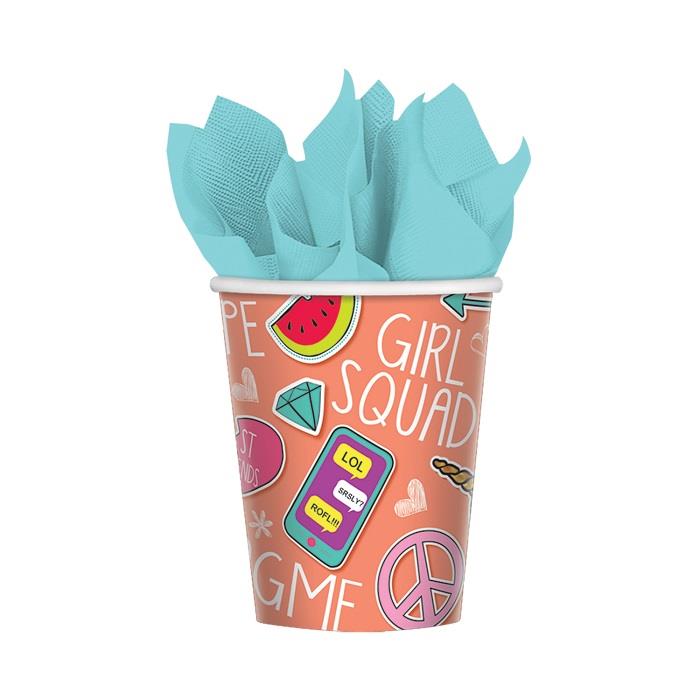 Selfie Celebration Paper Party Cups Pack of 8 | Party Save Smile