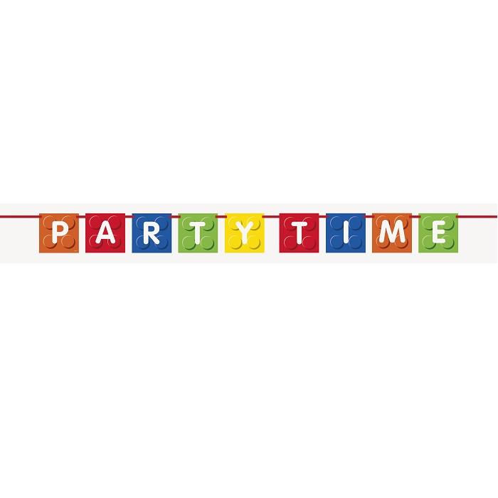 Building Block Happy Birthday Party Pack & Decoration Kit