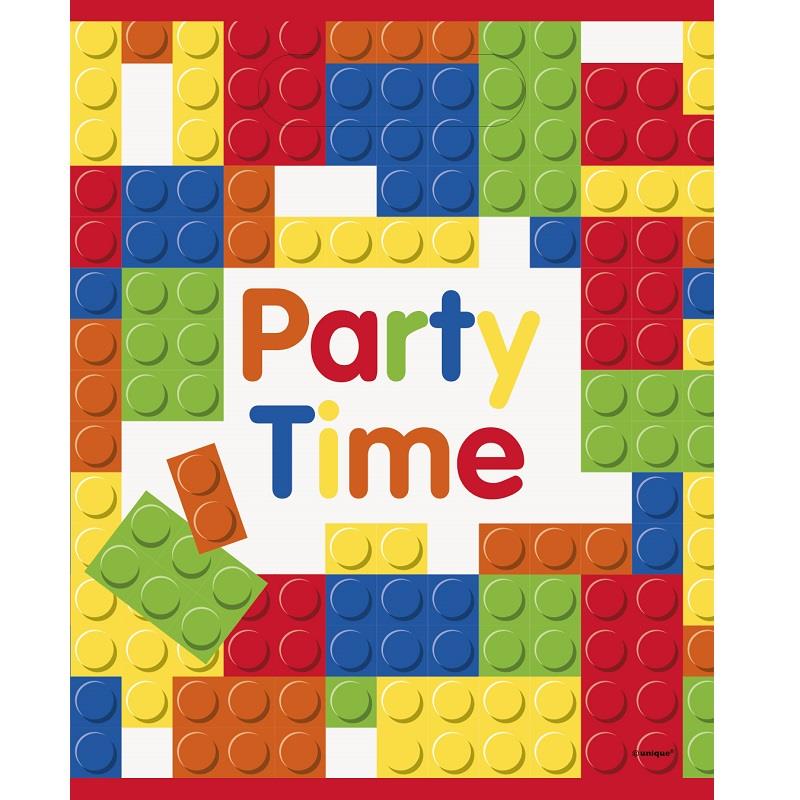 Blocks Brick Party Bags Pack of 8 | Party Save Smile
