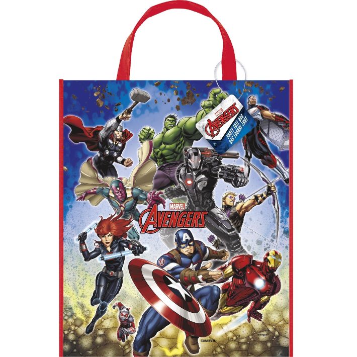 Marvel Avengers Party Tote Bag with Handles | Party Save Smile