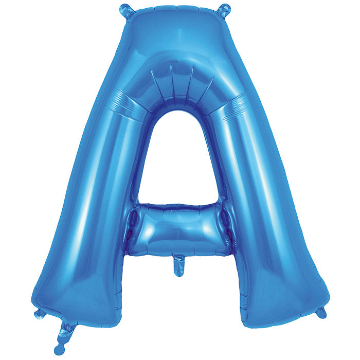 Blue Letter A Foil Balloon Oaktree 34 inches | Party Save Smile
