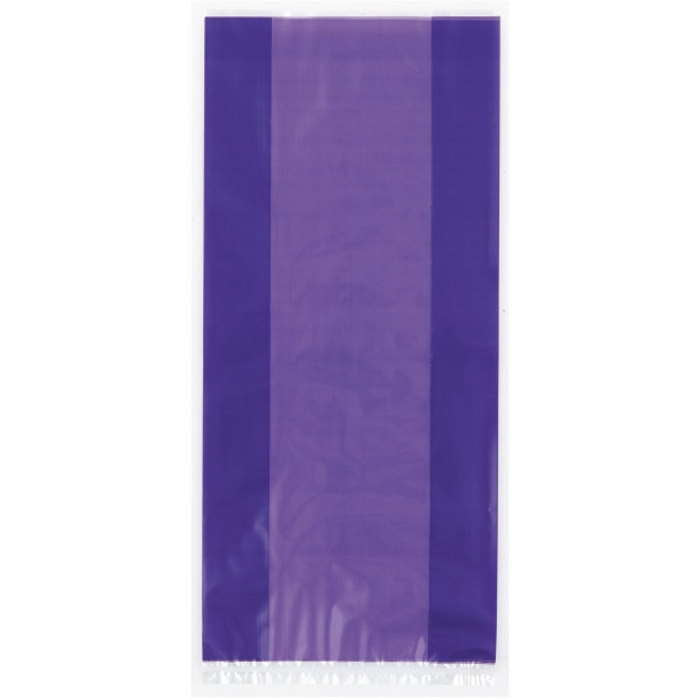 Purple Cello Party Bags with Ties 30 Pack | Party Save Smile
