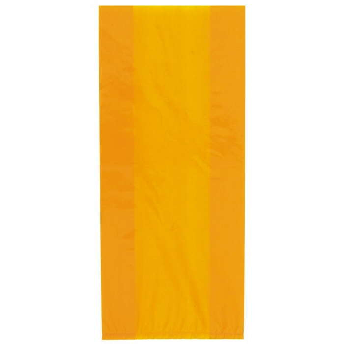 Orange Cello Party Bags with Ties 30 Pack | Party Save Smile