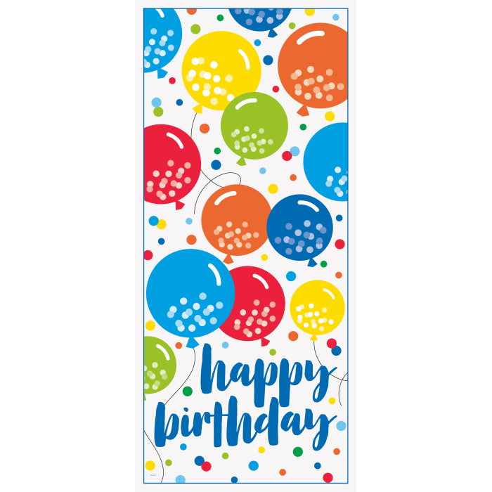 Balloon Cheer Happy Birthday Door Poster 152 x 68cm | Party Save Smile