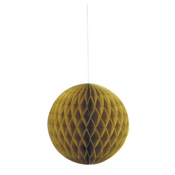 Gold Honeycomb Ball Party Hanging Decorations 8 Inches | Party Save Smile