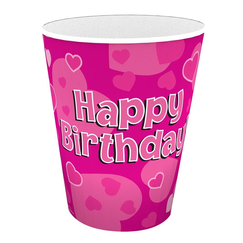 Pink Heart 47th Birthday Party Packs: Kits with Decorations