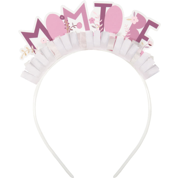 Pink Mum to Be Headband: Baby Shower Accessory | Party Save Smile