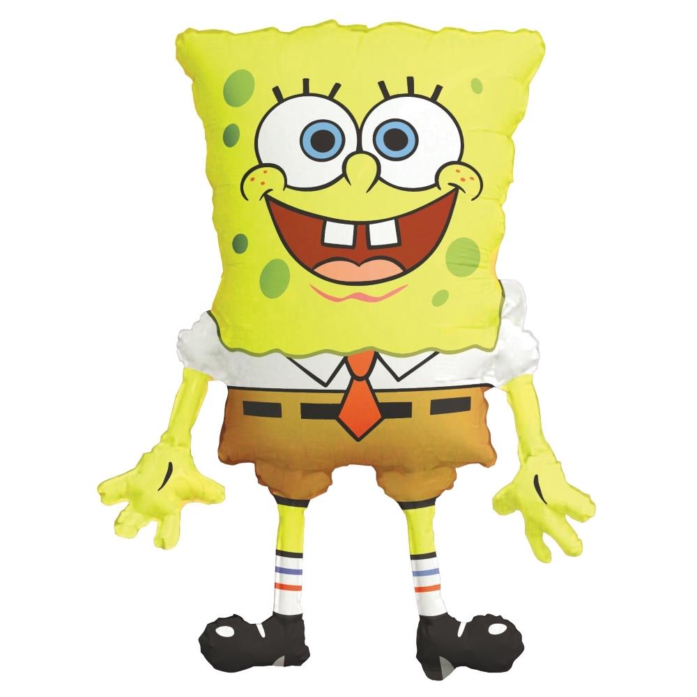 Spongebob Shaped Foil Balloon 28 Inch | Party Save Smile