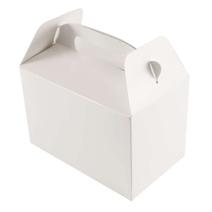 White Party Lunch Boxes 6 Pack | Party Save Smile