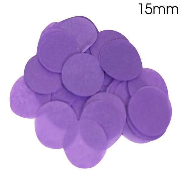 15mm Purple Paper Table Confetti 14 Grams | Party Save Smile