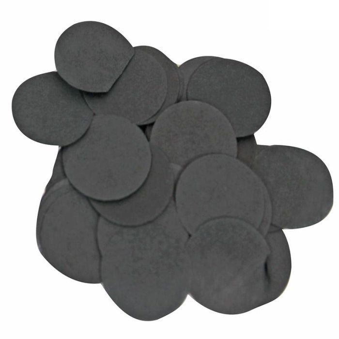 Black 15mm Paper Table Confetti 14 Grams | Party Save Smile