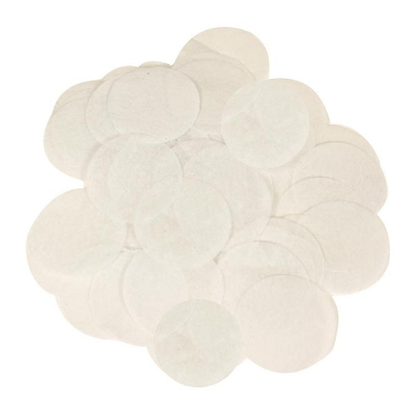 White 25mm Paper Table Confetti Decoration | Party Save Smile