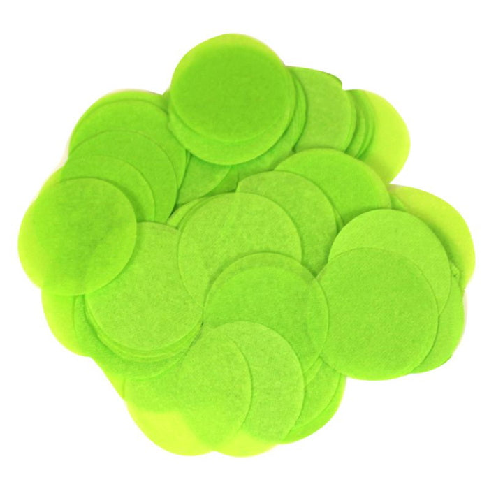 Lime Green 25mm Paper Table Confetti Decoration 14 Grams | Party Save Smile