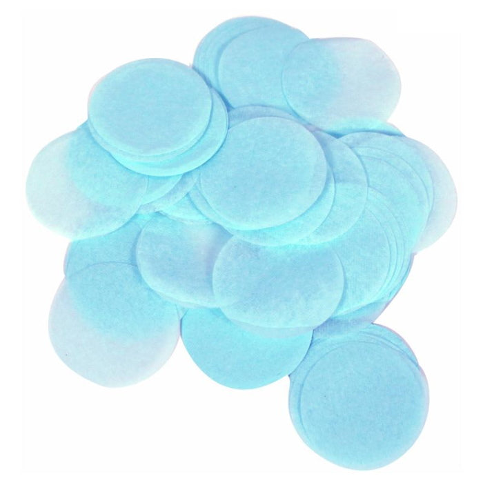 Baby Blue 55mm Paper Table Confetti Decoration 100 Grams | Party Save Smile
