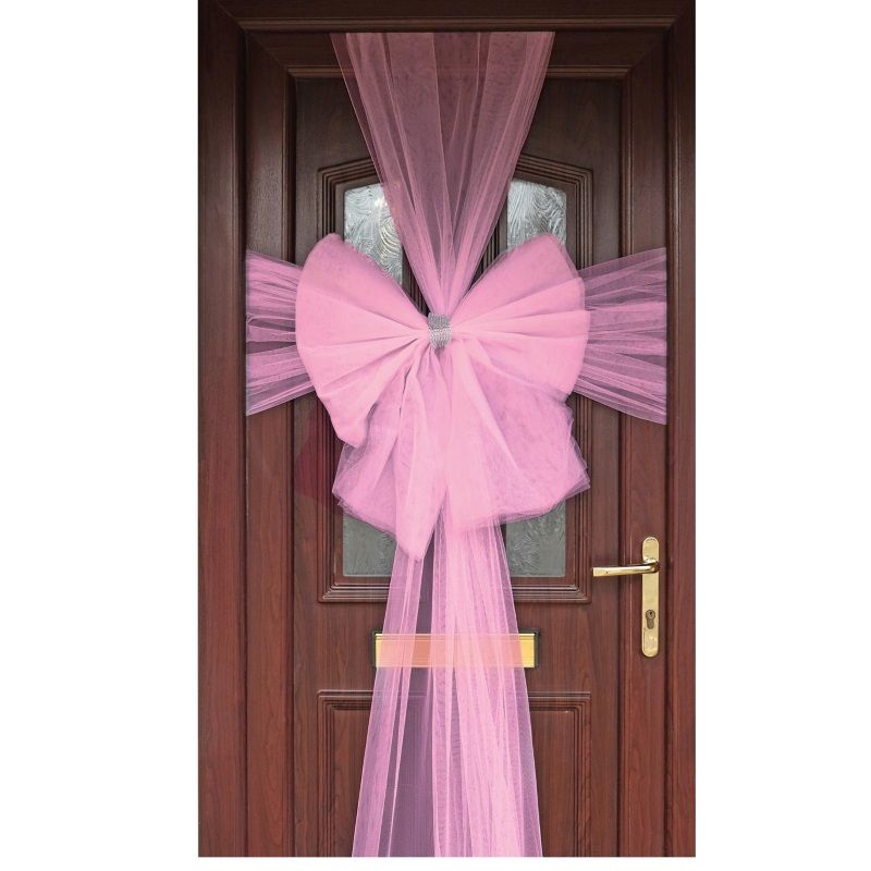 Pink Door Bow: Door Decoration | Party Save Smile