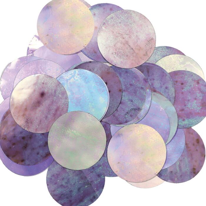 15mm Iridescent Metallic Foil Table Confetti Decoration 14 Grams | Party Save Smile