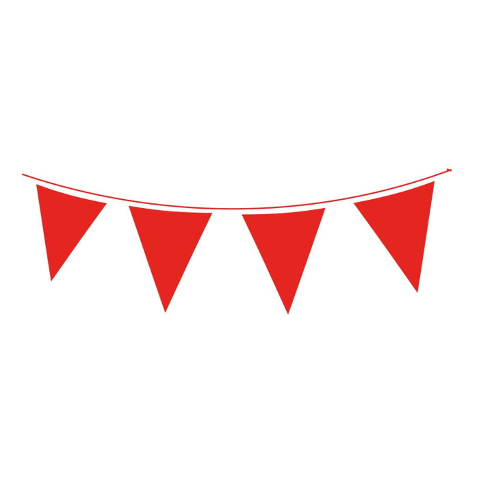 Red Flag Banner Bunting 10 metres | Party Save Smile