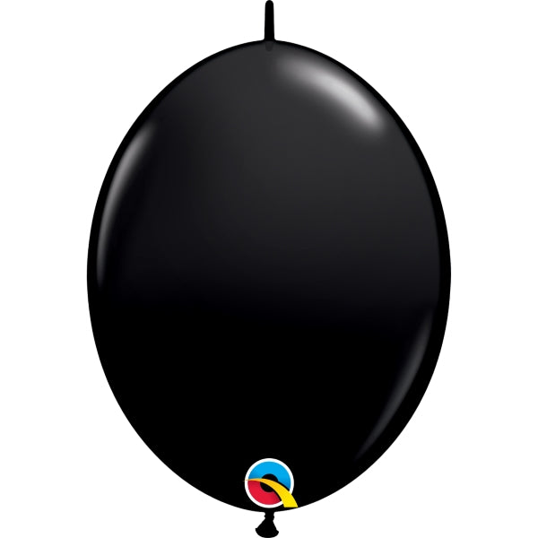 Onyx Black Quick Link Balloons Qualatex 12 inch | Party Save Smile