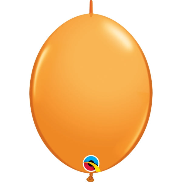 Quick Link Balloons - Orange Qualatex 12 inch | Party Save Smile