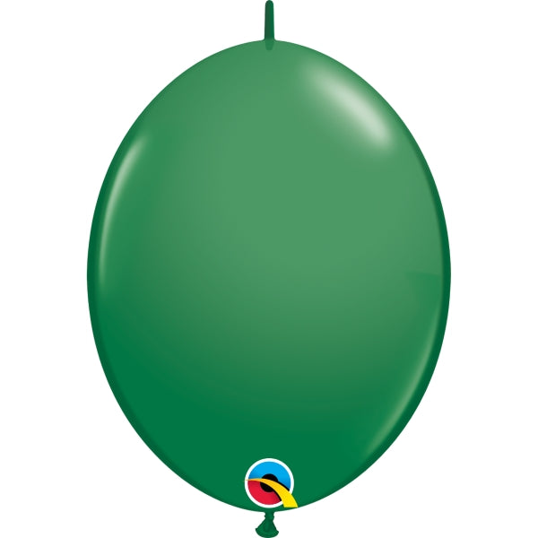 Quick Link Balloons - Green Qualatex 12 inch | Party Save Smile