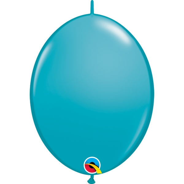 Tropical Teal Quick Link Balloons 12 inch | Party Save Smile