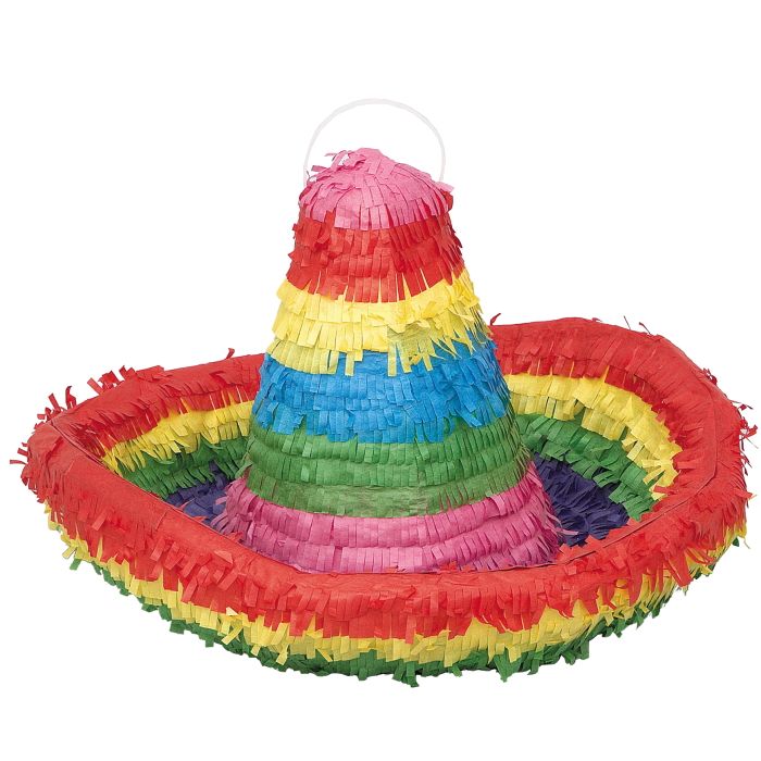 Sombrero Hat Pinata Party Game Decoration: Drum Pinata | Party Save Smile