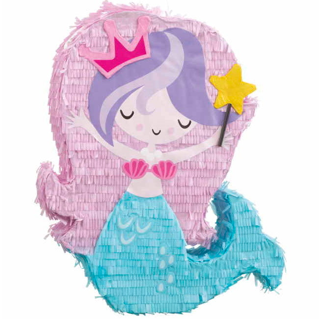 Mermaid Shaped Pinata: Under the Sea Party Game | Party Save Smile