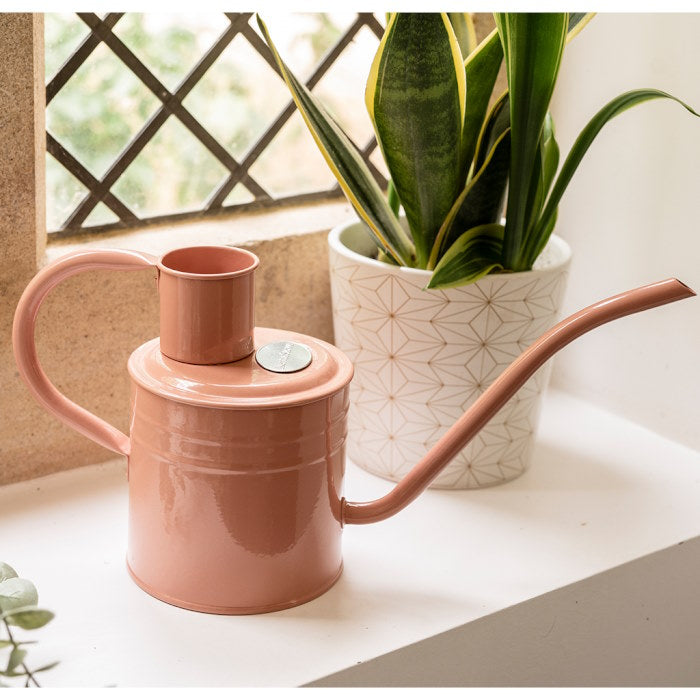 Kent and Stowe Indoor Metal Watering Can 1ltr Blush Pink | Party Save Smile