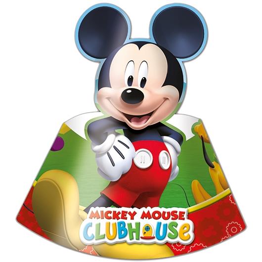 Mickey Mouse Playful Party Favour Hats Pack of 6 | Party Save Smile
