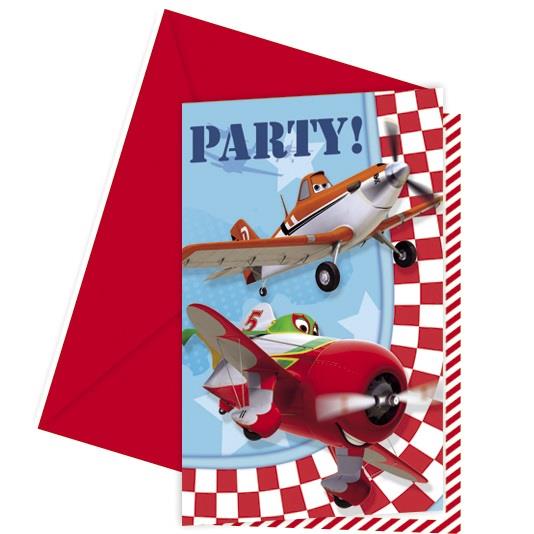 Disney Planes Party Invitations Pack of 6 | Party Save Smile
