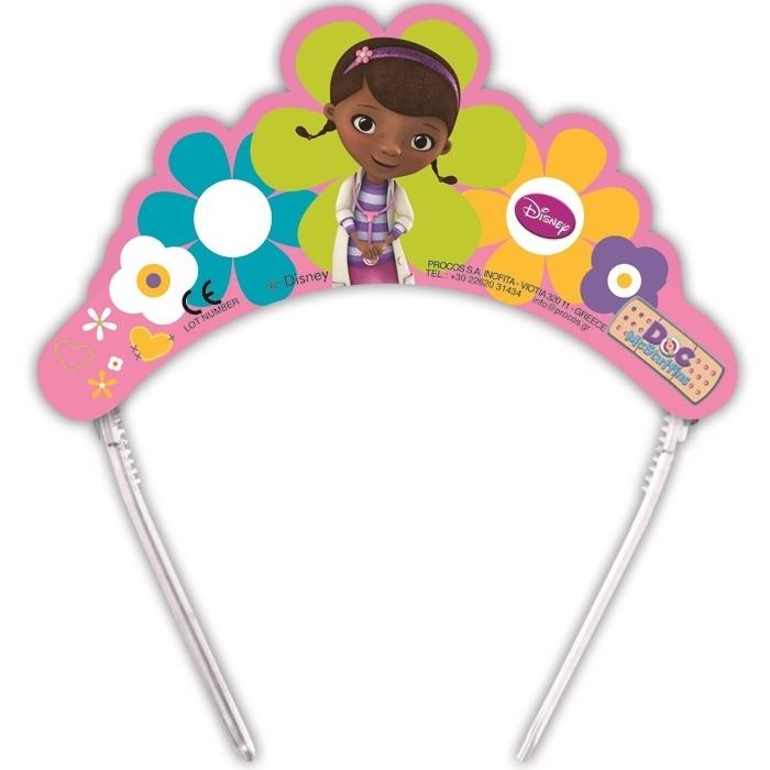 Doc McStuffins Headband Party Tiara Pack of 6 | Party Save Smile