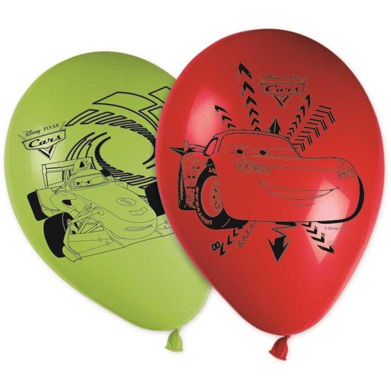 Disney Cars Neon Party Latex Balloons Pack of 8 | Party Save Smile