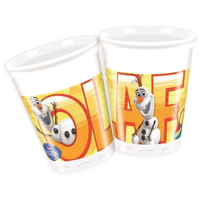 Frozen Olaf Party Cups Pack of 8 | Party Save Smile