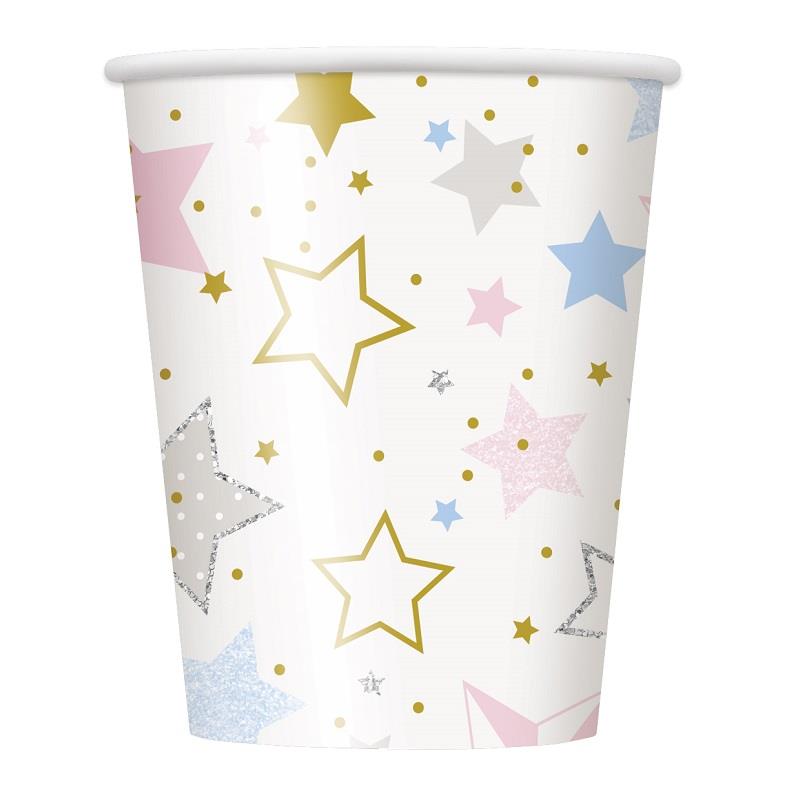 Twinkle Twinkle Little Star Cups Pack of 8 | Party Save Smile
