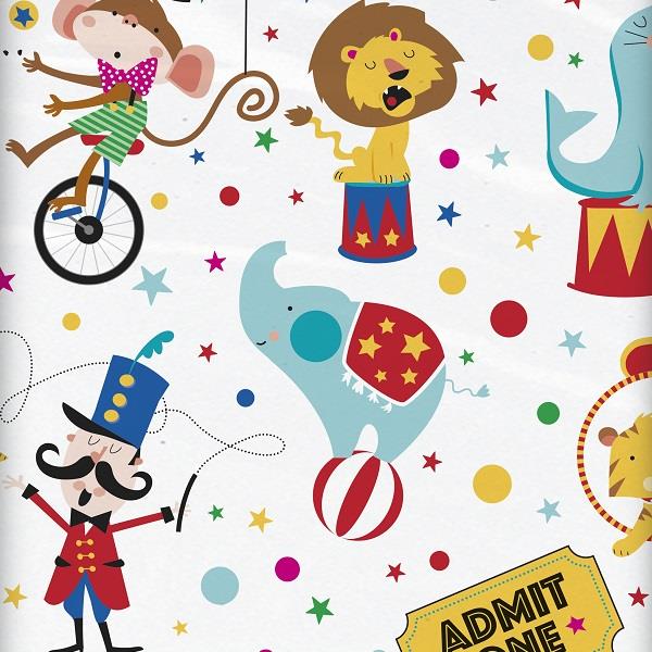 Carnival Circus Plastic Tablecloth 138 x 213cm | Party Save Smile