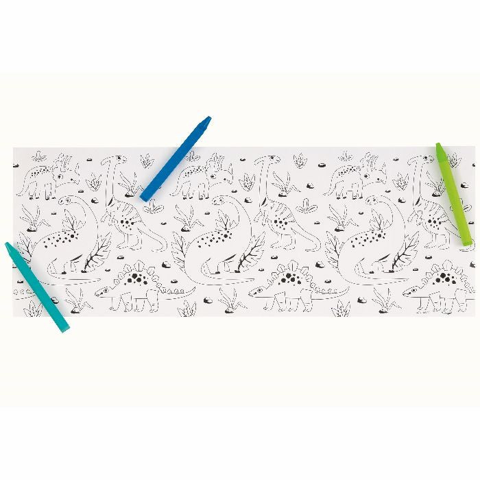 Dinosaur Colouring Sheets with Crayons Pack of 3 | Party Save Smile
