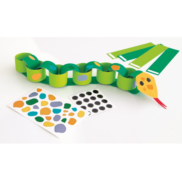 Snake Paper Chain Craft Kit Pack of 4 | Party Save Smile