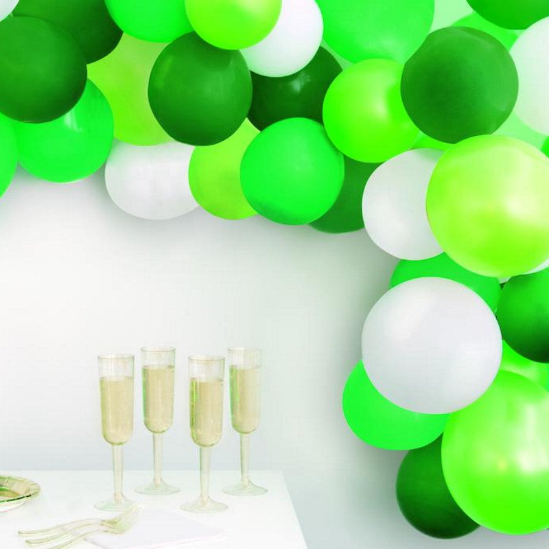 Green Balloon Garland Arch Kit | Party Save Smile